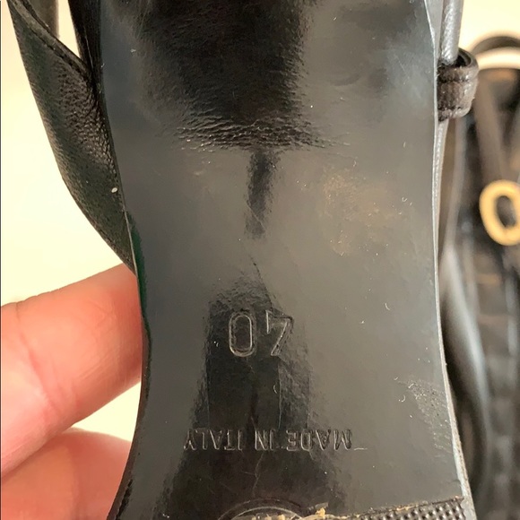 Vintage Chanel Pear Slingback Sandals - Picture 5 of 8